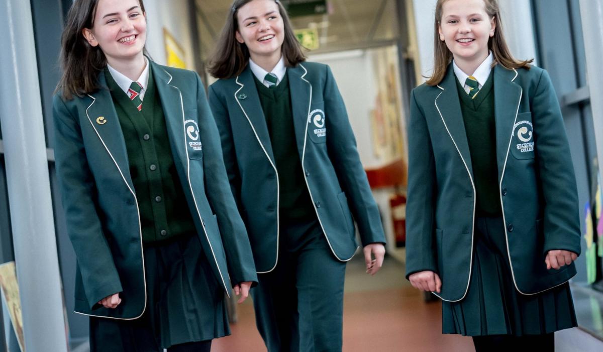 All change for the girls of St Cecilia's as pupils at the Derry school