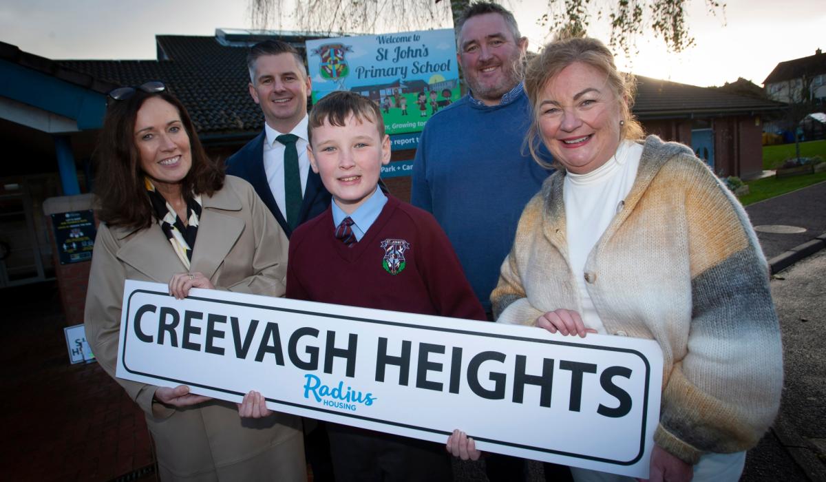 Derry school children take new £20m housing development 'Creevagh