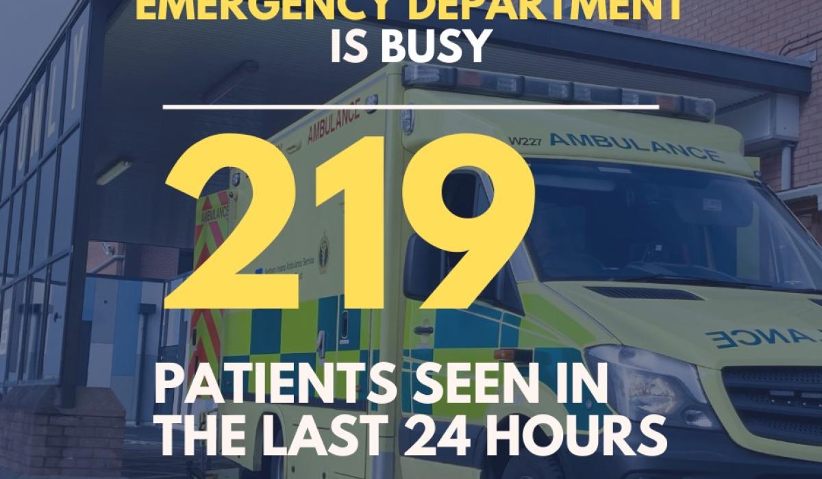 Altnagelvin Emergency Department remains 'extremely busy' Derry Now