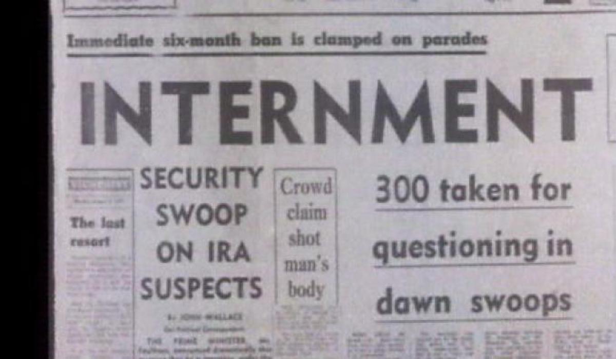 Attempts to retrospectively change the law on Internment slammed