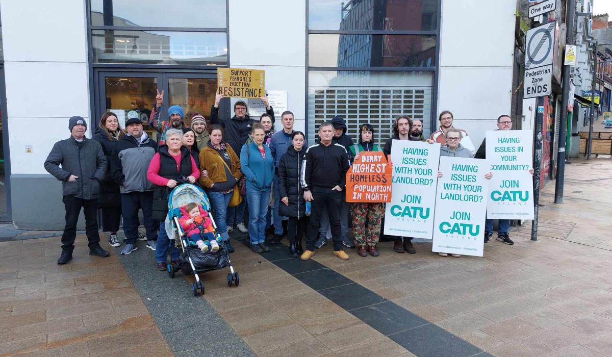 Derry man supported by housing campaigners Derry Now