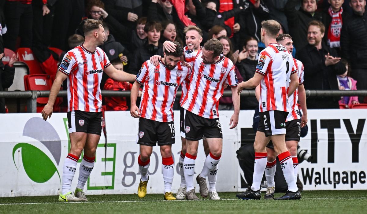 Derry City beat 10-man Shamrock Rovers to clinch second spot - Derry Now