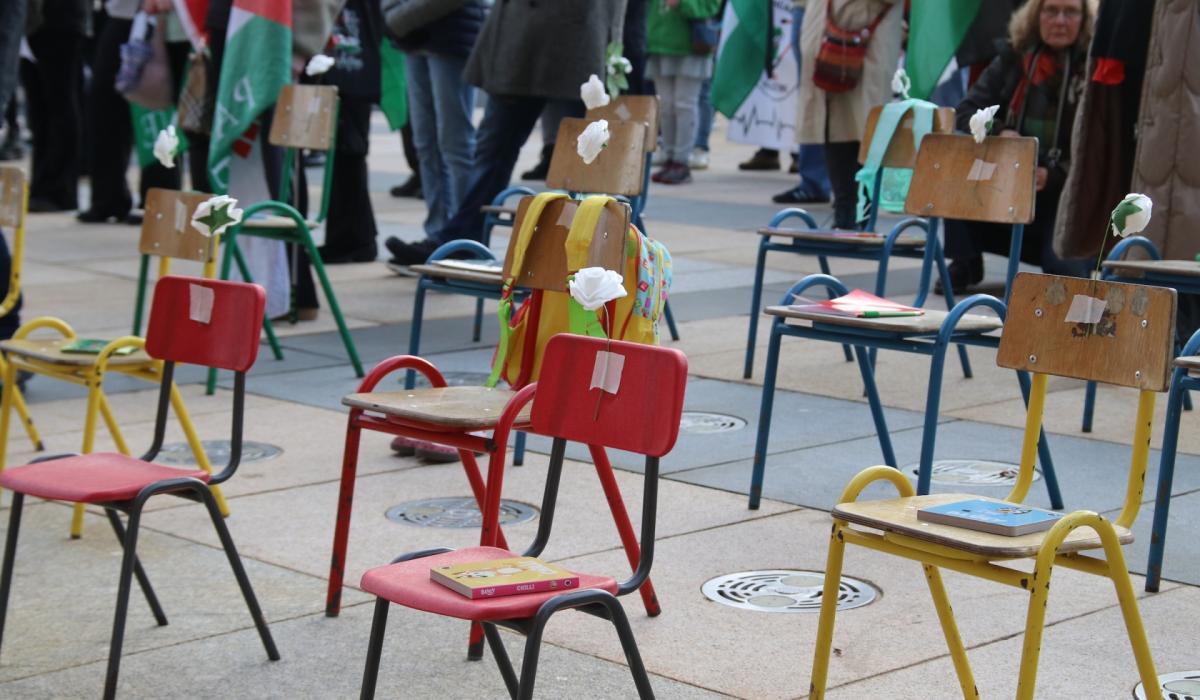 IN PICTURES: Derry Palestine Solidarity March makes way to Guildhall Square