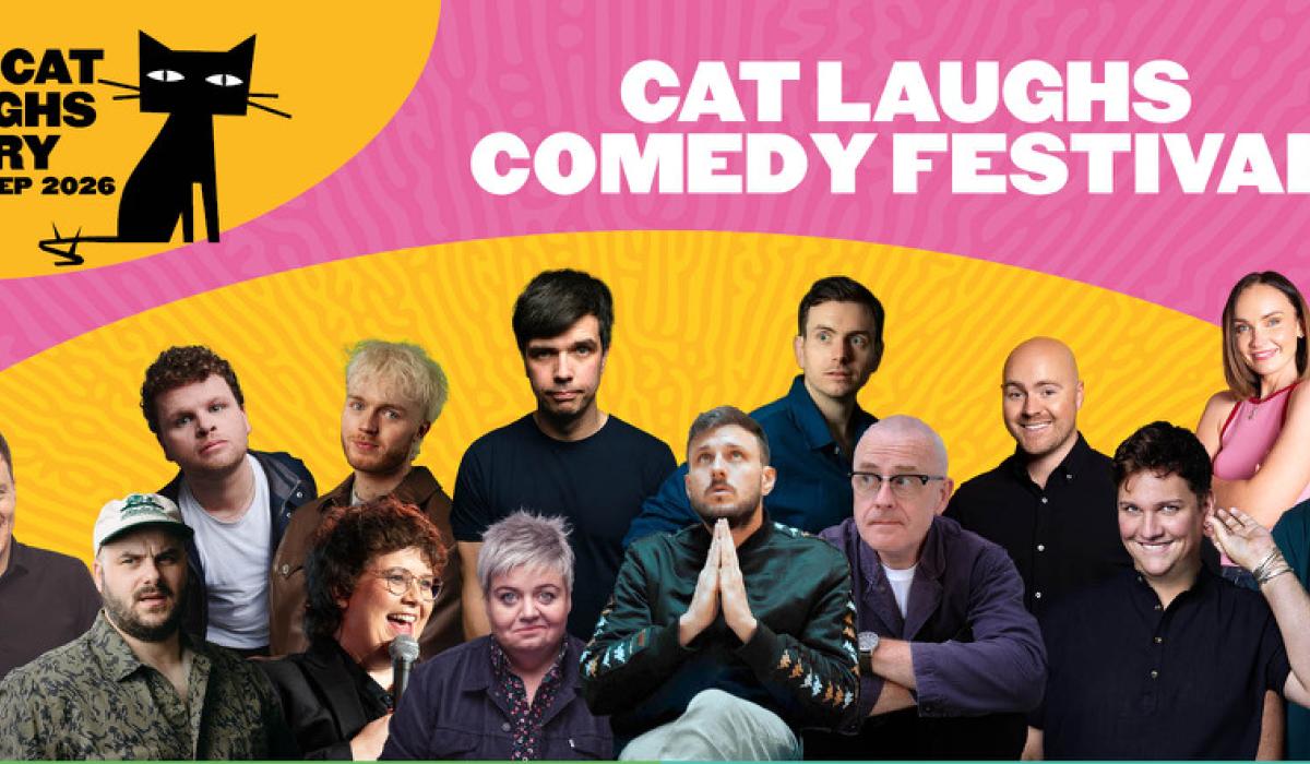 Top comedians confirmed for two-night Cat Laughs festival run at Millennium Forum