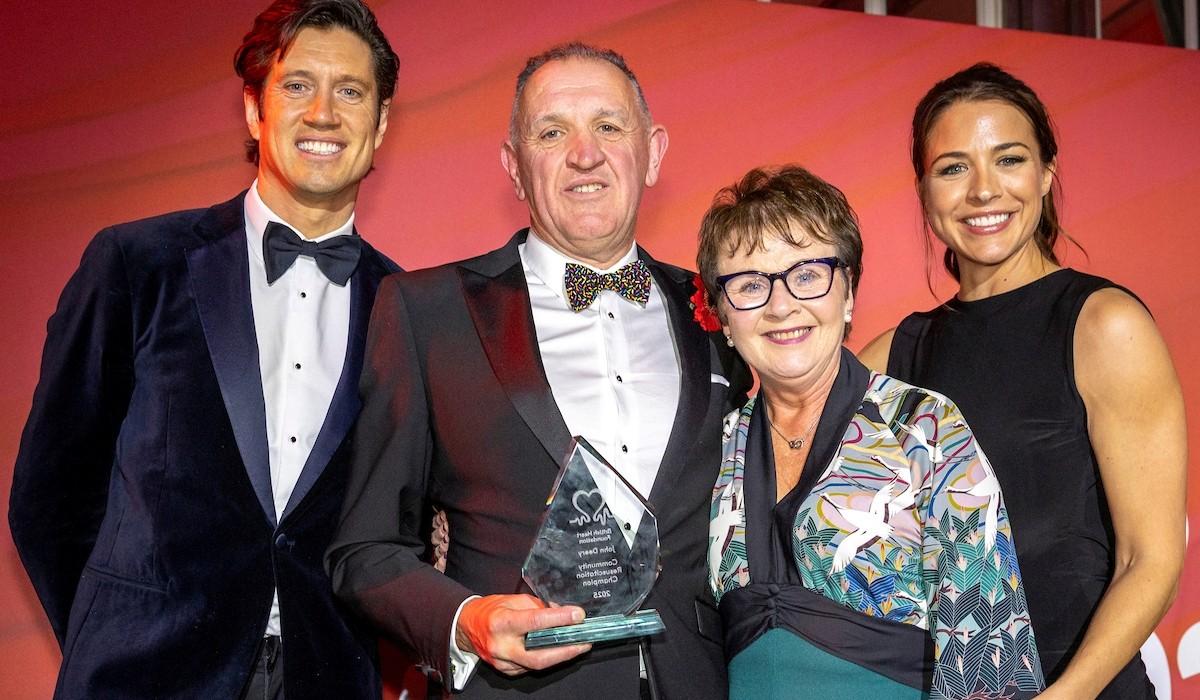 WATCH: County Derry man honoured for lifesaving campaign after marathon collapse