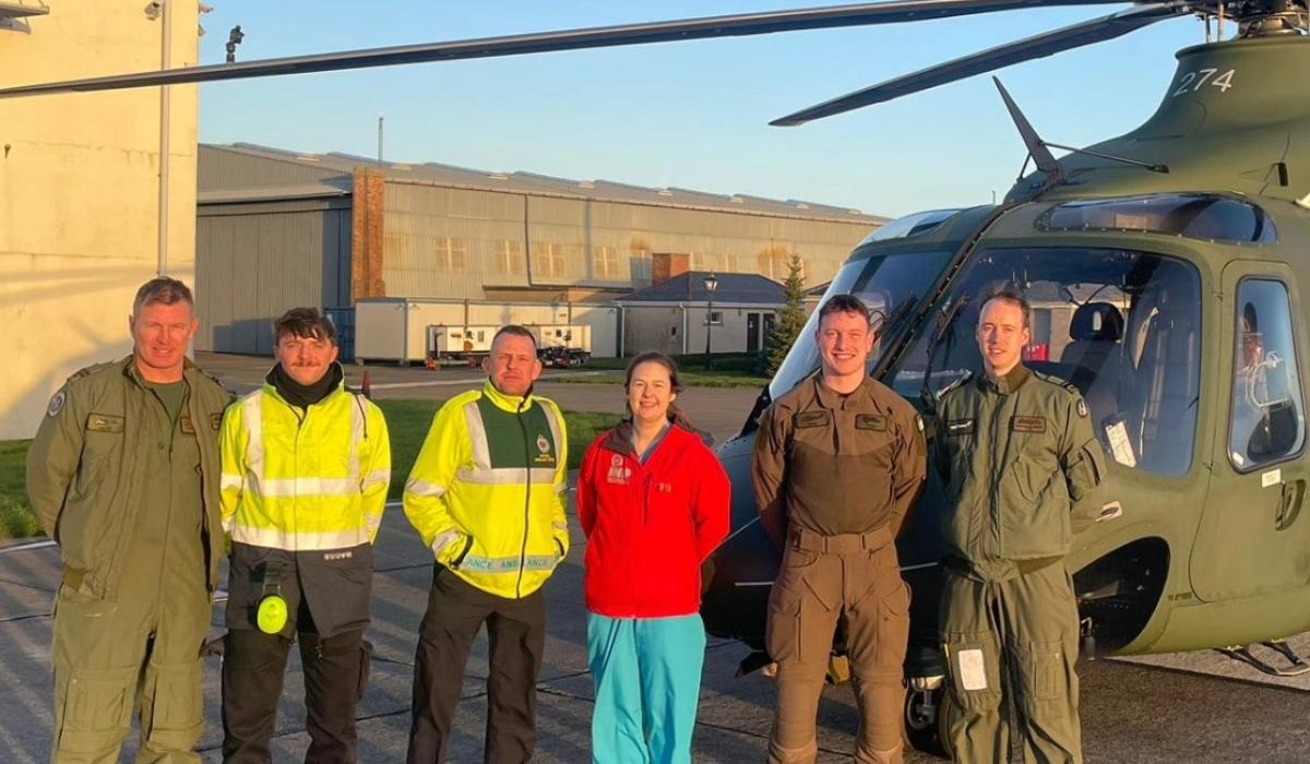Family of newborn twins flown back to Donegal by Air Corps express their gratitude