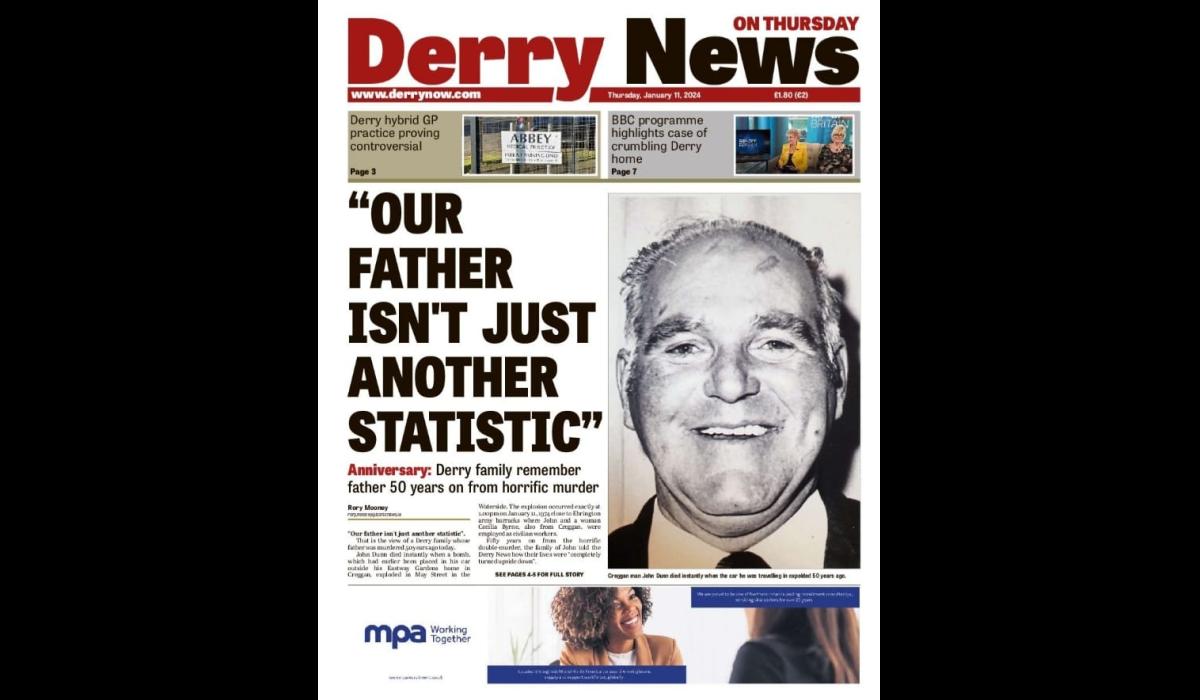 Derry News Always first with the news Derry Now
