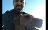 Darren and his wee buddy Jax.