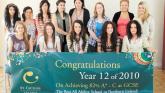 Down Memory Lane: GCSE success at St Cecilia's College (2010)