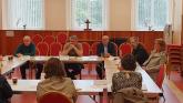 Local traders, residents and council officials at the public meting on Wednesday morning.