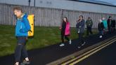 'Waterside Together' brisk dander up Corrody Hill at night!