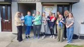 The inaugural La Leche League maiden City breastfeeding support group which met in Strathfoyle Women's Activity Group. Dr Noella Gormley, leader, on right.
