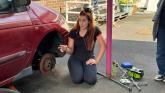 Automotive Blondie Tylor introducing car classes to Claudy