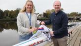 Communities Minister joins Olympic Gold Medallist at launch of boat funded by his Department