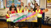Derry school celebrates receiving Active School Travel Gold award