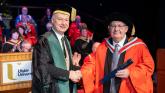 Lord Hay of Ballyore honoured at Ulster University graduation in Derry