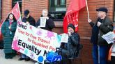 IN PICTURES: Derry rally demands immediate end to the 'half-fare unfair' system