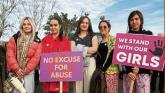 Group at the Awareness Walk to End Violence Against Women & Girls! PHOTO: Tom Heaney, nwpresspics.  See Thursday's Derry News and Derry Now for full coverage.