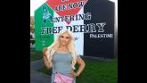 Big Brother star Jenny Baird pictured at Free Derry Corner. PHOTO: Tom Heaney, nwpresspics.