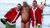 IN PICTURES: Christmas Day "Dip for Dylan" in aid of HURT and PIPS