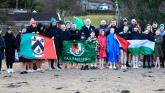 IN PICTURES: Doire Trasna New Year&rsquo;s Day Swim at Fahan Beach