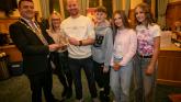 IN PICTURES: Derry civic reception for local man in honour of his fundraising efforts