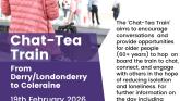 Next Chat-Tea Train to depart from Derry to Coleraine
