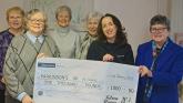 Kilrea Flower Show organisers hand over &pound;1,000 donation to Parkinson&rsquo;s charity