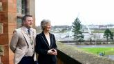 IN PICTURES: Mayor welcomes President Connolly to Derry&rsquo;s Guildhall