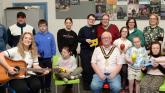 Mayor of Causeway Coast and Glens visits Causeway Down&rsquo;s Syndrome Support Group music therapy session