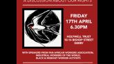 An evening of discussion to focus on rights of migrant workers