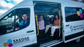 IN PICTURES: &lsquo;Skeoge United&rsquo; unveils new community minibus
