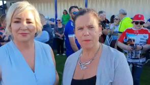 WATCH: Sinn Féin President Mary Lou McDonald and First Minister Michell O’Neill join Walk For Truth for Sean Brown