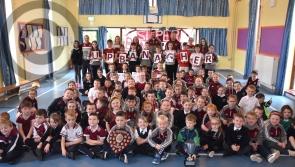 Banagher champs visit St Canice's PS, Feeny
