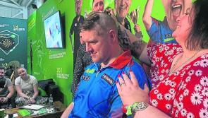 Darts ace raises &pound;15,000 in memory of his best friend