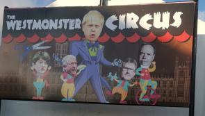 Derry’s thoughts on latest Brexit developments displayed at Free Derry Corner