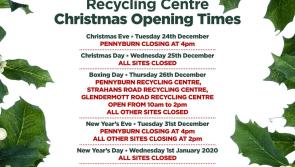 Derry das take note- these are opening times for the dump this Christmas 