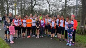 Termoneeny's Anne Breen celebrates her 50th parkrun