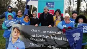 Nurses and health service workers continue their strike 