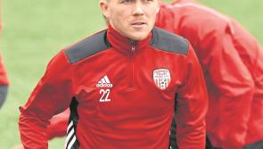 Derry City captain Conor McCormack to sit out tomorrow night's game against Shamrock Rovers due to suspension