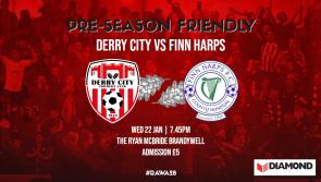 Derby days - Derry City host Finn Harps in pre-season friendly this evening