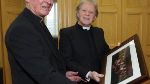 "We must hold hands not grudges," says Reverend David Latimer as he celebrates his final service at First Derry Presbyterian Church