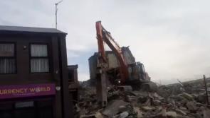 WATCH: As the demolition of a Derry nightclub destroyed in an arson attack was completed today, police renewed their appeal for information about the incident