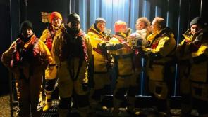 Little Rioghnach McGrotty meets Donegal RNLI heroes 