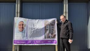 New banner in memory of a young Derry nun has been taken to churches in the city