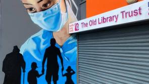 Another brilliant piece of artwork has been created in Derry in honour of healthcare workers