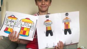Conan's new cycle jersey supporting rescue group 
