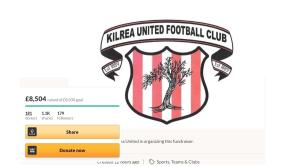 Kilrea United's future saved with £8,500 raised in just 12 hours