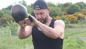 Glenn swings and STEPS in aid of mental health