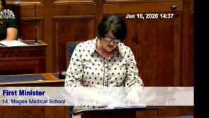 First Minister can't commit to 2021 opening date for Derry medical school